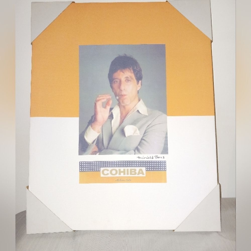 Tony Montana Scarface Canvas Frame